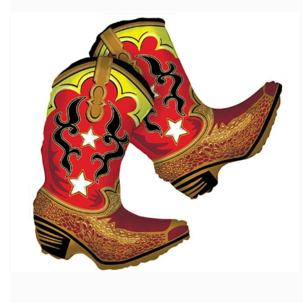 Cowboy Boot Balloon | Dancing Western Boots | Western Party Decor | Rodeo Party Props | Cowboy Boots Party Decoration |