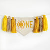 First Trip Around The Sun or Little Sunshine First Birthday Tassel Banner