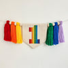 Rainbow First Birthday High Chair Banner