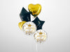Graduation Party Decorations | Black and Gold Graduation Banner