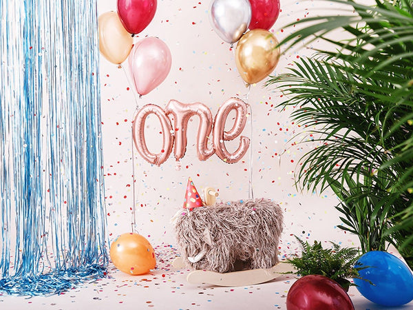 Rose Gold First Birthday Collection, Rose Gold 1st Birthday Decorations, First Birthday Party Decor