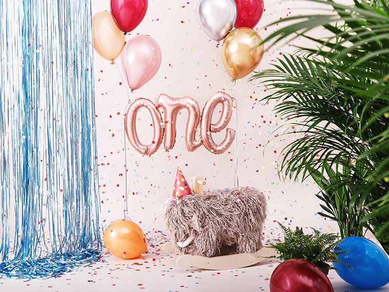 Rose Gold First Birthday Collection, Rose Gold 1st Birthday Decorations, First Birthday Party Decor