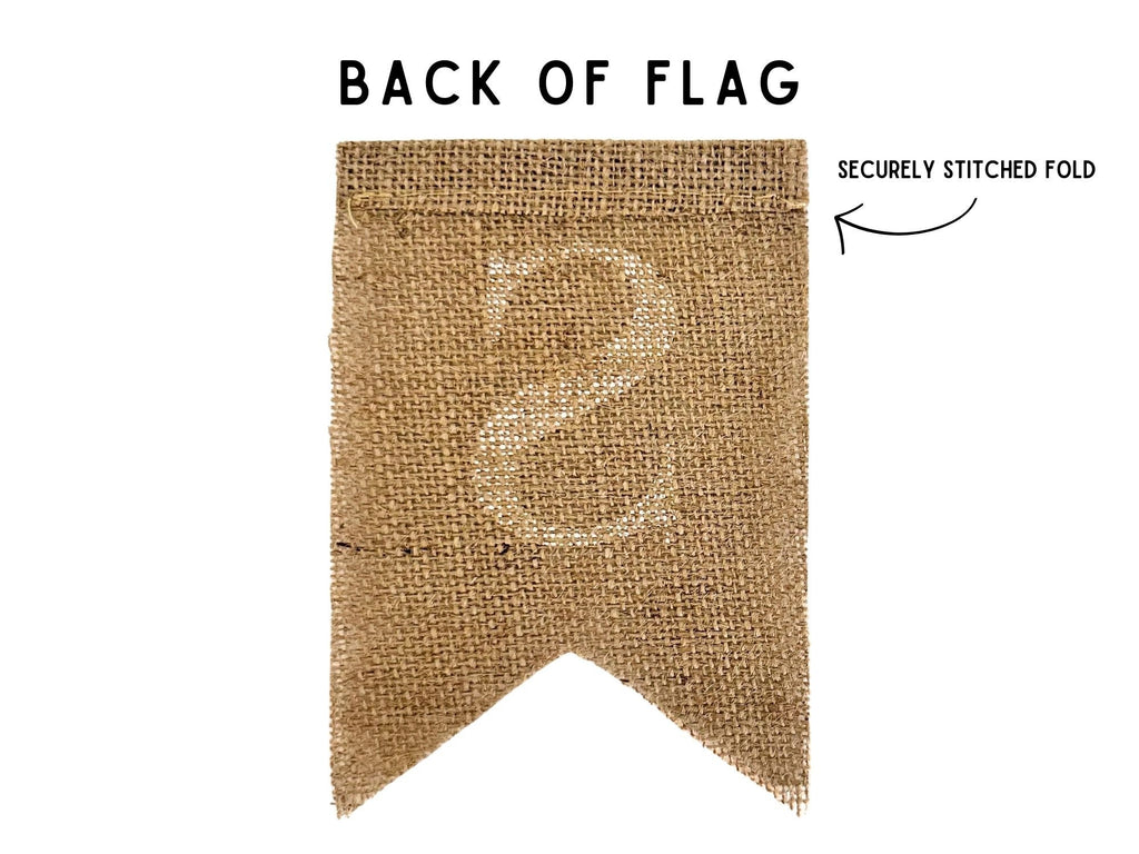 Locally Grown Burlap Banner | Farmers Market Stall or Fruit Themed Baby Shower Decoration