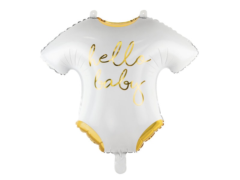 Baby Shower Balloon Centerpieces | White and Gold Baby Shower | Gender Neutral | Gold Baby Shower Decorations |