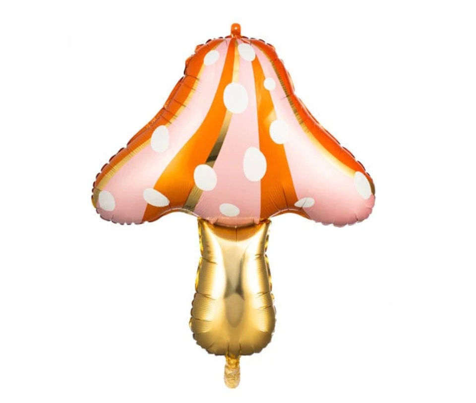 Mushroom Fairy Birthday Balloon Tower