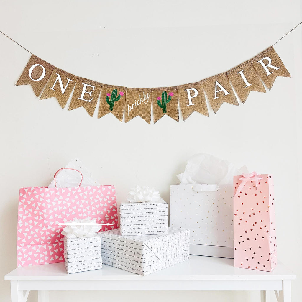 Twin First Birthday Theme | One Prickly Pair | Twin Fiesta Party | Cactus Birthday Party | Fiesta Themed Birthday | Twins Birthday