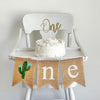 Baby Boy First Birthday | Cactus Birthday Party | Fiesta Theme Party | One Banner | High Chair Decoration | Cake Smash Backdrop |