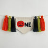 Halloween 1st Birthday Party Decorations | Pumpkin High Chair Tassel Banner