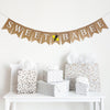 It's A Girl Banner | Bumble Bee Baby Shower | Pregnancy Announcement | Baby Girl Shower Decorations | Bee Gender Reveal | Burlap Banner