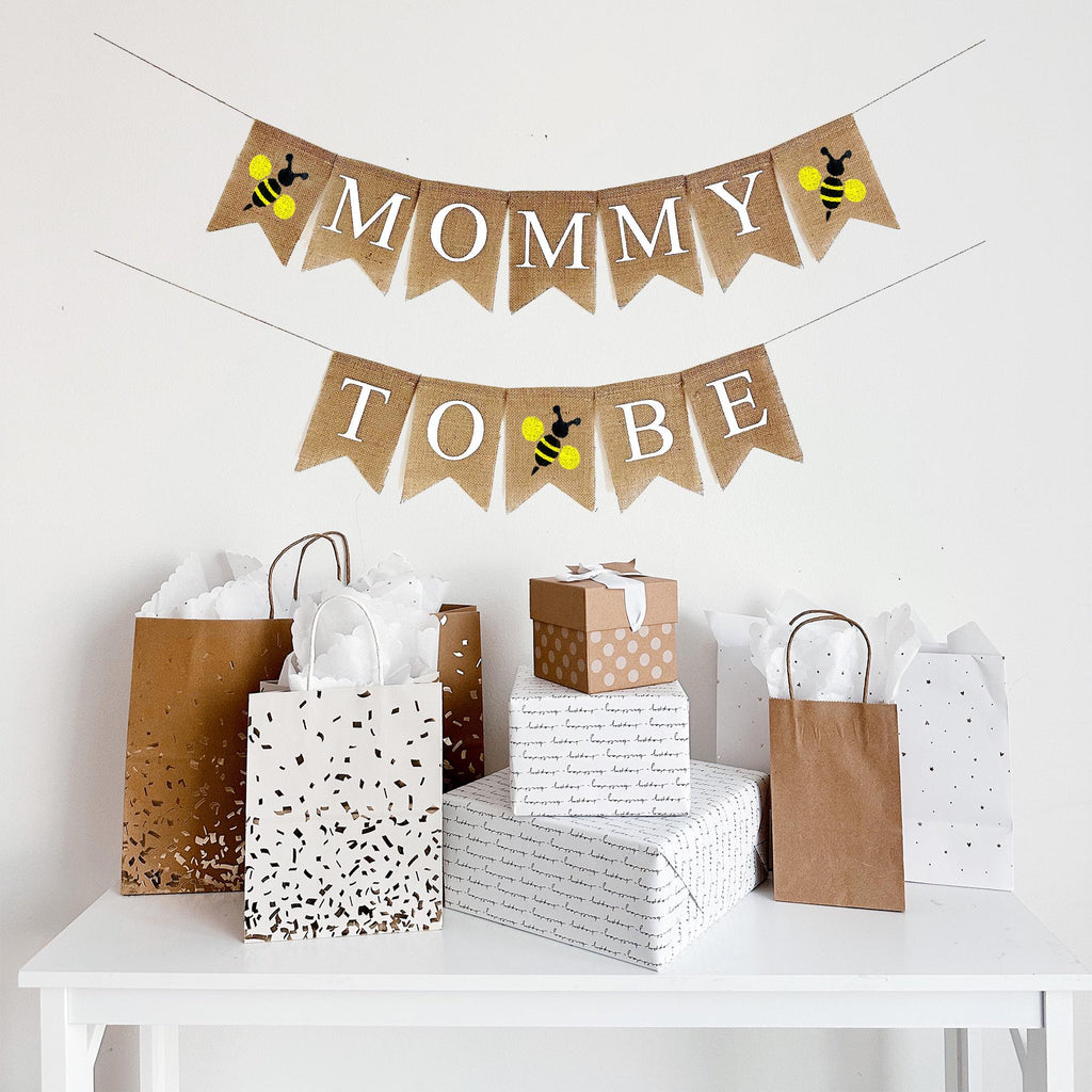 Bumble Bee Baby Shower | Mama To Be | Baby Shower Decorations | Bee Party Decor | Mommy To Be | Burlap Banner