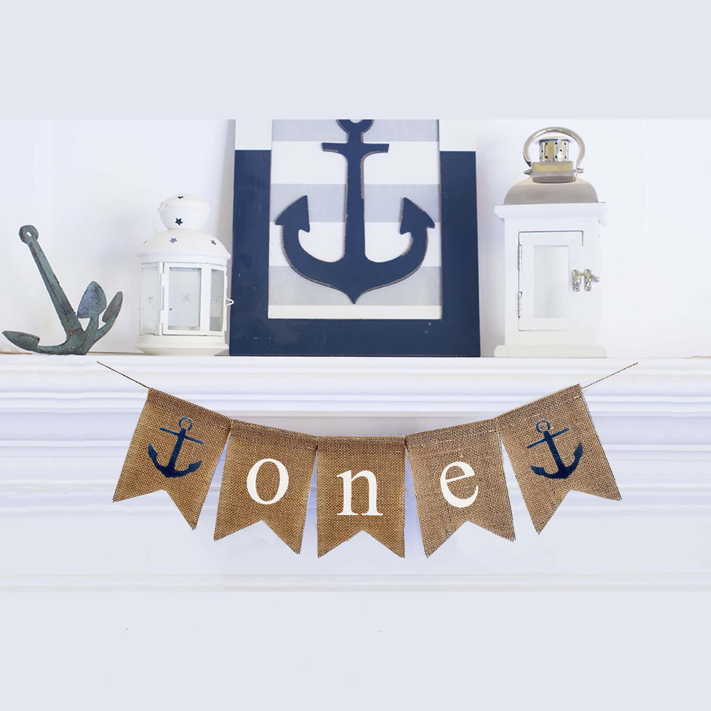 Under the Sea Party Decorations, Ocean Party Theme, First Birthday, 1st Birthday Banner, Whale Party Decorations, Nautical Theme Décor