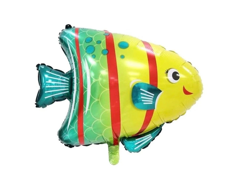 Yellow Fish 1st Birthday Balloon Tower | Ofishally One