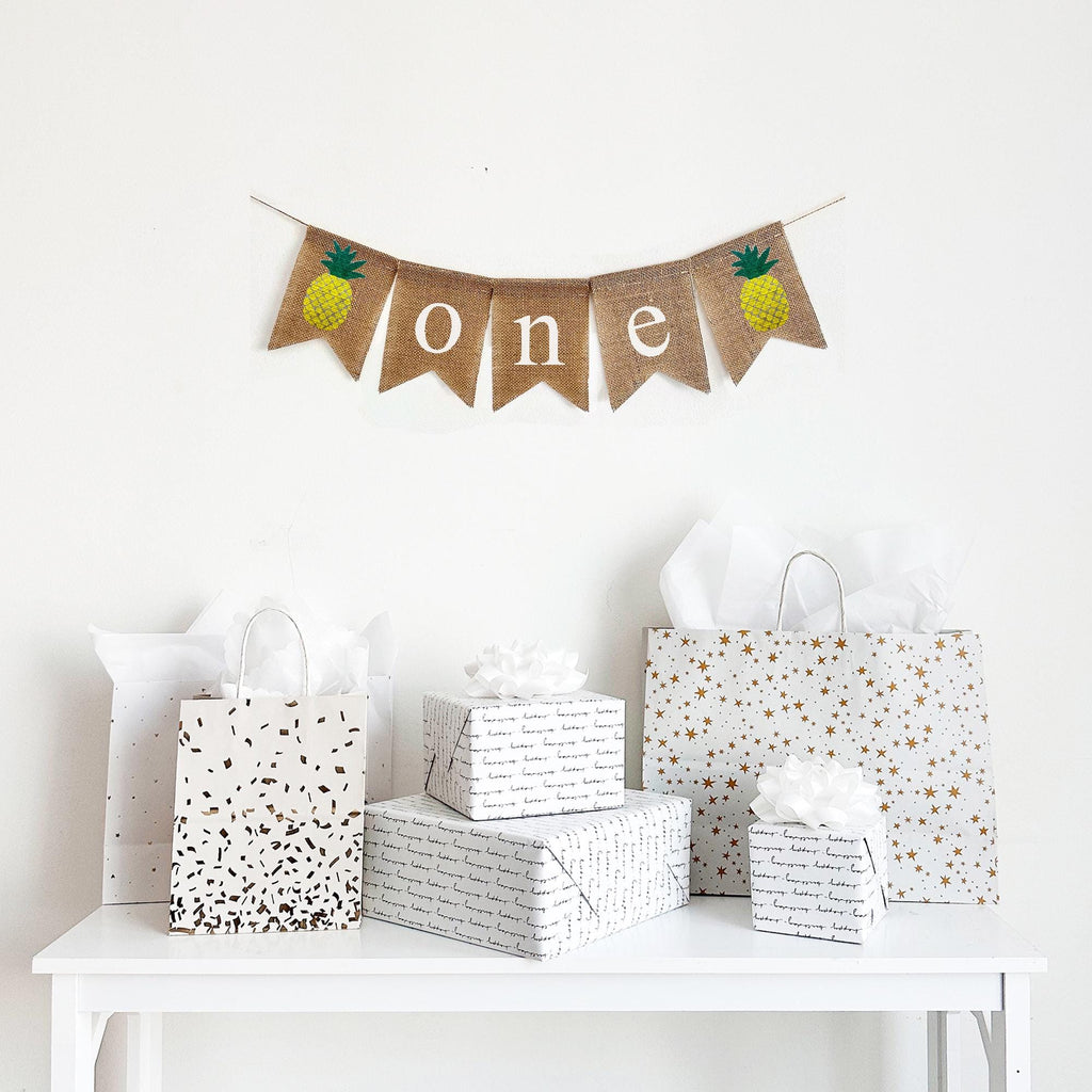 1st Birthday Decor, Cherry One Banner