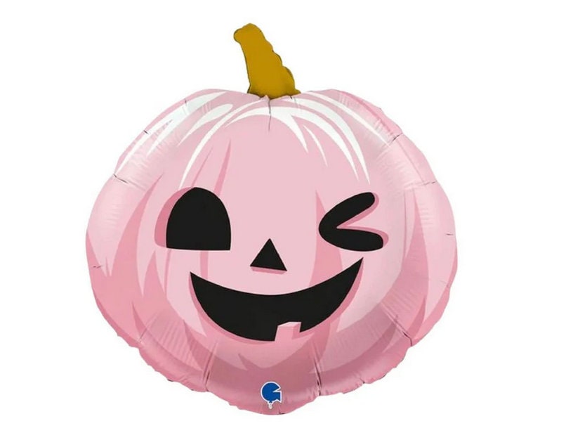 Pink Pumpkin Balloon Tower | Halloween 1st Birthday Decorations