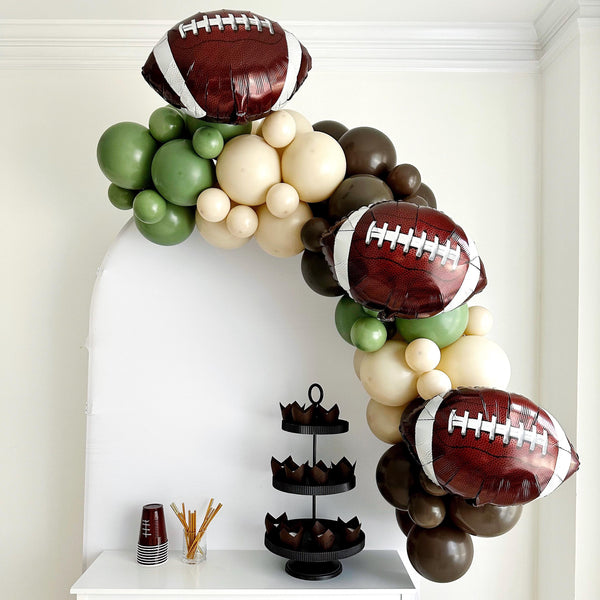 Football Birthday Collection | Football Party Decor | Football Balloon Arch | Sports Balloon Garland | Football Party Decorations