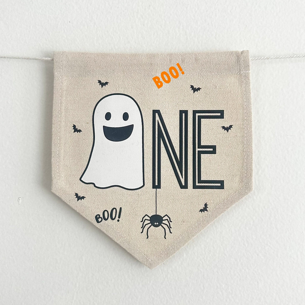 Halloween 1st Birthday Party Decorations | Ghost First Birthday Tassel Banner