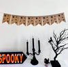 Spider Web Burlap Banner | Halloween Party Decorations