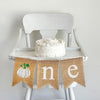 Fall 1st Birthday Decor, Pumpkin One Banner