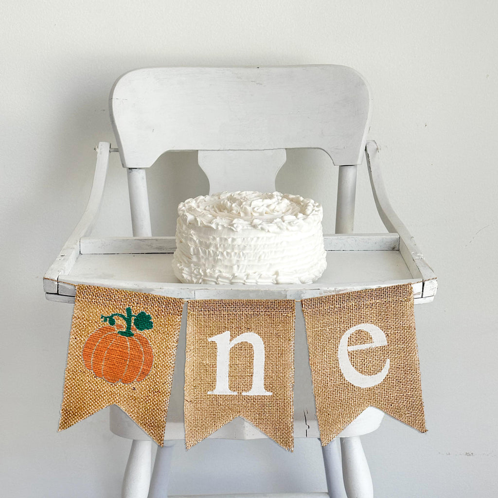 Pumpkin First Birthday | 1st Birthday Banner | Little Pumpkin