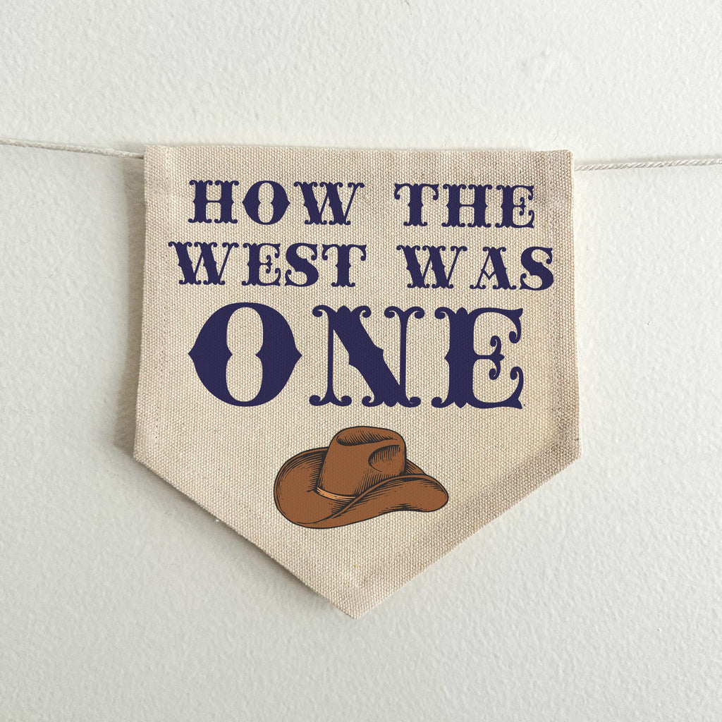 Western 1st Birthday Party Decorations | Cowboy First Birthday Tassel Banner