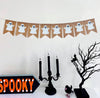Spider Web Burlap Banner | Halloween Party Decorations