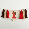Western 1st Birthday Party Decorations | Cowboy First Birthday | My First Rodeo Highchair Banner in Red