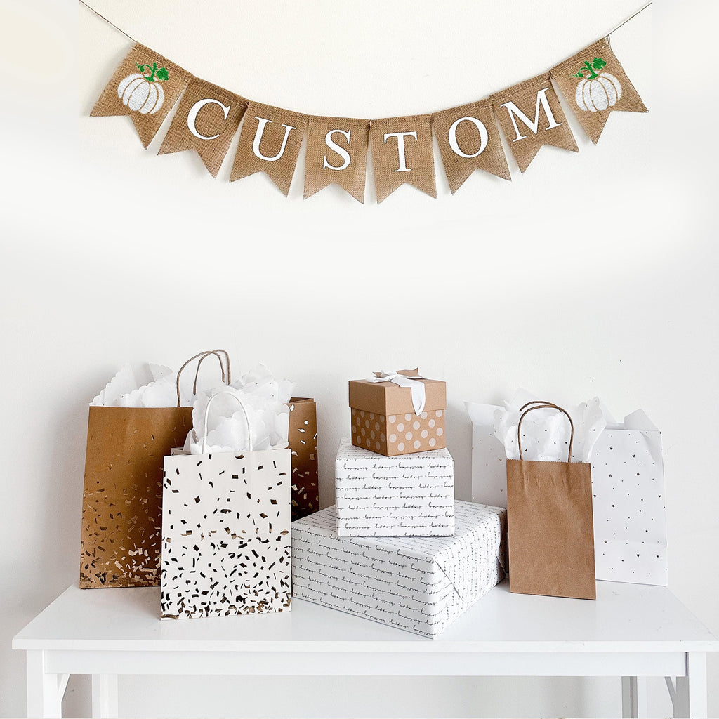 Pumpkin Decor | Custom Banner | Fall Birthday