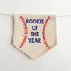 Rookie of the Year Baseball 1st Birthday Tassel Banner