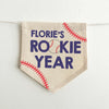 Customized Rookie of the Year Baseball Tassel Banner