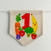 Farmers Market 1st Birthday Banner | Farm Fresh High Chair Tassel Banner