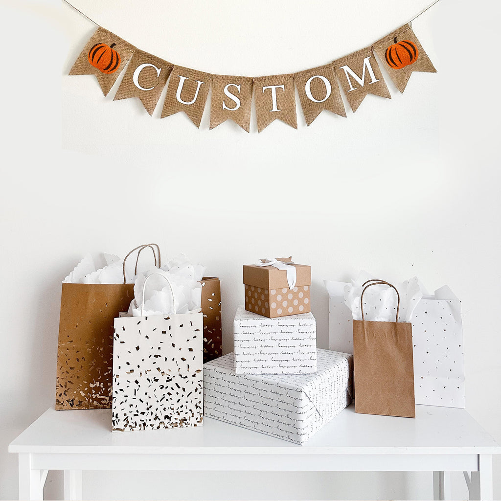 Pumpkin Party Decor | Custom Banner | Fall Birthday | Little Pumpkin Baby Shower | Fall Happy Birthday | Friendsgiving Ideas |