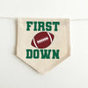 First Down 1st Birthday Tassel Banner