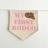 Western 1st Birthday Party Decorations, Cowboy First Birthday, My First Rodeo Highchair Banner, Cowboy Hat, Wild West, Wild One Theme Sign