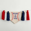 Rookie of the Year Baseball 1st Birthday Tassel Banner