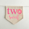 Donut 2nd Birthday Party Decorations, Two Sweet Second Birthday, Pink Doughnut High Chair Banner