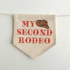 My Second Rodeo 2nd Birthday Party Decorations, Cowboy Second Birthday, Western Highchair Banner