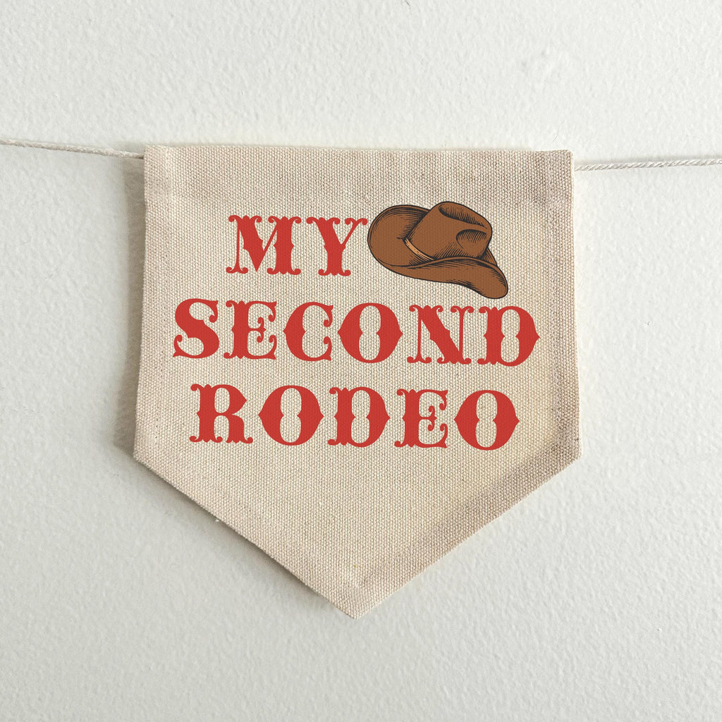 My Second Rodeo 2nd Birthday Party Decorations, Cowboy Second Birthday, Western Highchair Banner