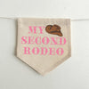 My Second Rodeo 2nd Birthday Party Decorations, Cowboy Second Birthday, Western Highchair Banner