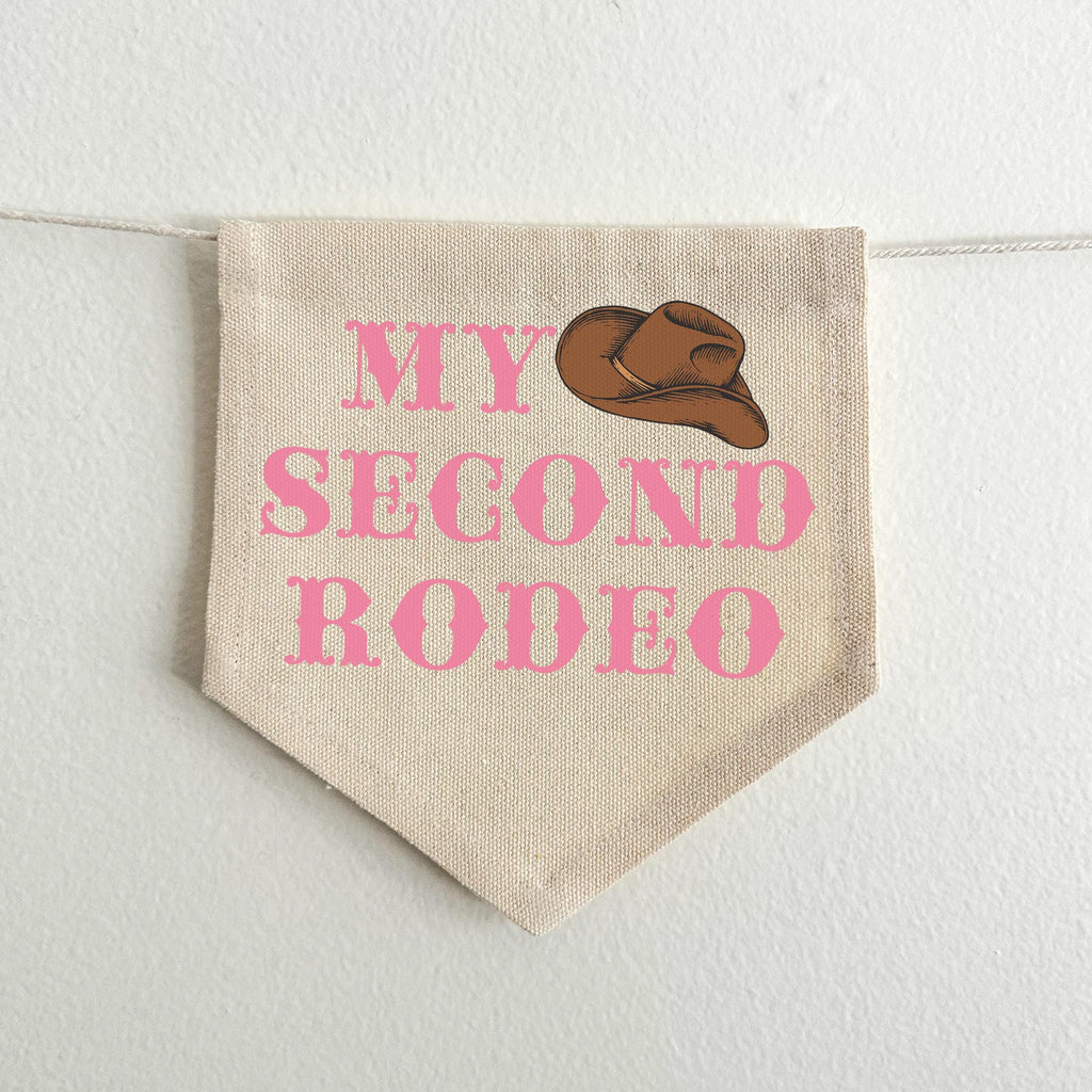 My Second Rodeo 2nd Birthday Party Decorations, Cowboy Second Birthday, Western Highchair Banner