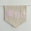 Winter ONEderland 1st Birthday Party Decorations, Winter Wonderland High Chair Banner, Snowflake First Birthday Sign