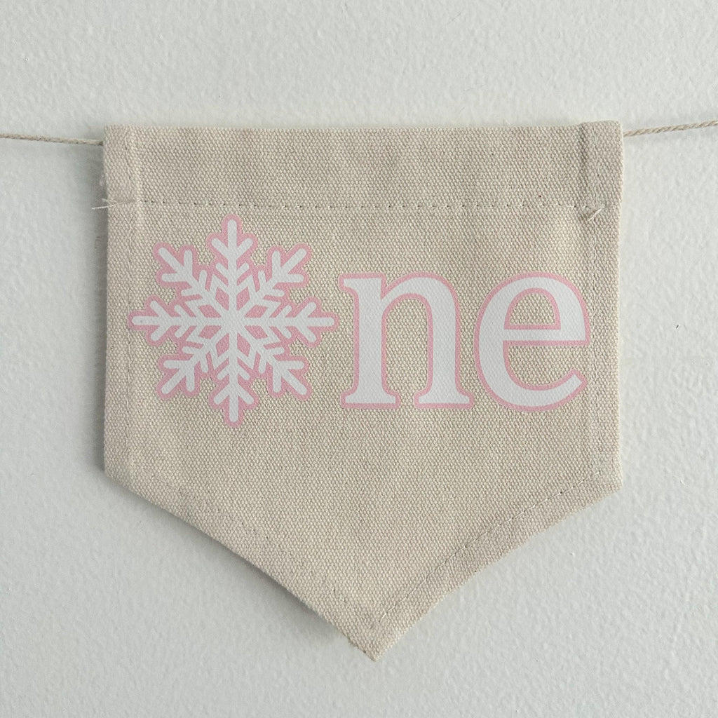 Winter ONEderland 1st Birthday Party Decorations, Winter Wonderland High Chair Banner, Snowflake First Birthday Sign