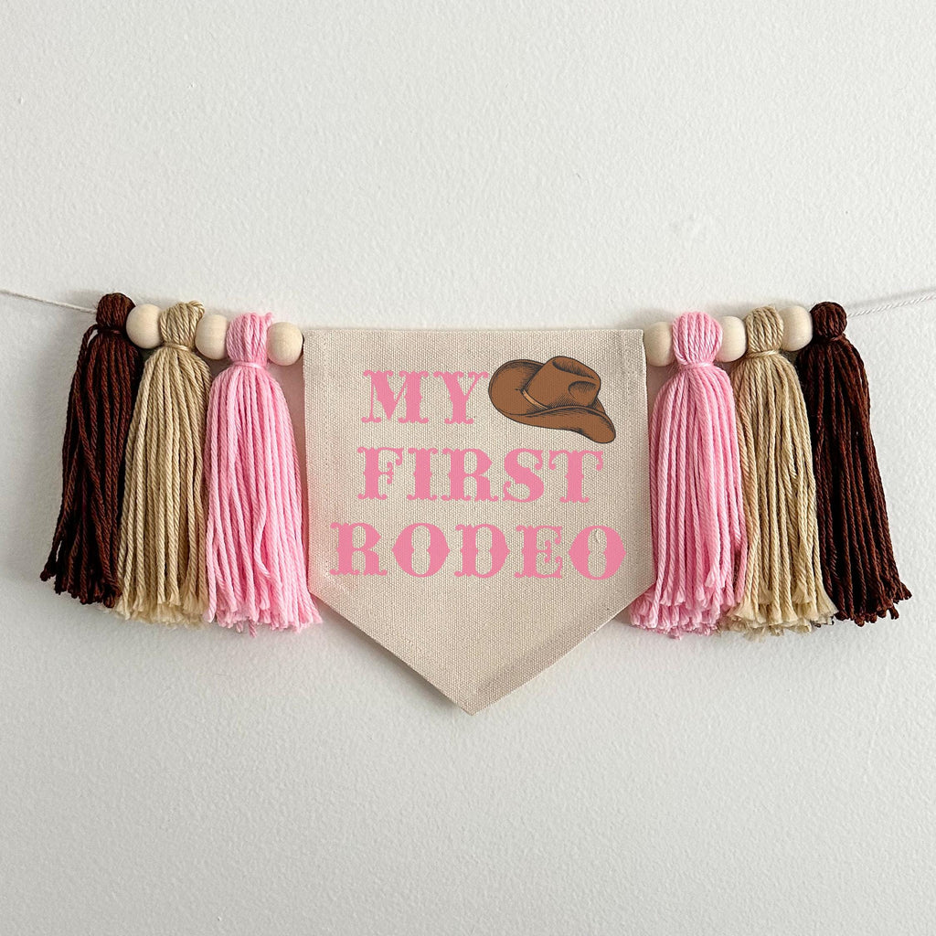 Western 1st Birthday Party Decorations, Cowboy First Birthday, My First Rodeo Highchair Banner, Cowboy Hat, Wild West, Wild One Theme Sign