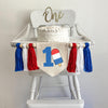 Bomb Pop 1st Birthday Party Decorations, Patriotic High Chair Banner, Firecracker Party Sign