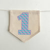 Mermaid 1st Birthday Party Decorations | Under the Sea First Birthday High Chair Banner
