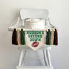 Second Down 2nd Birthday High Chair Banner, Football Decorations, Custom Sports Second Birthday Party Tassel Banner