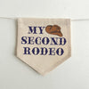 My Second Rodeo 2nd Birthday Party Decorations, Cowboy Second Birthday, Western Highchair Banner