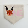 Reindeer 1st Birthday Party Decorations, Oh What Fun Christmas High Chair Banner, Pink Holiday First Birthday Sign