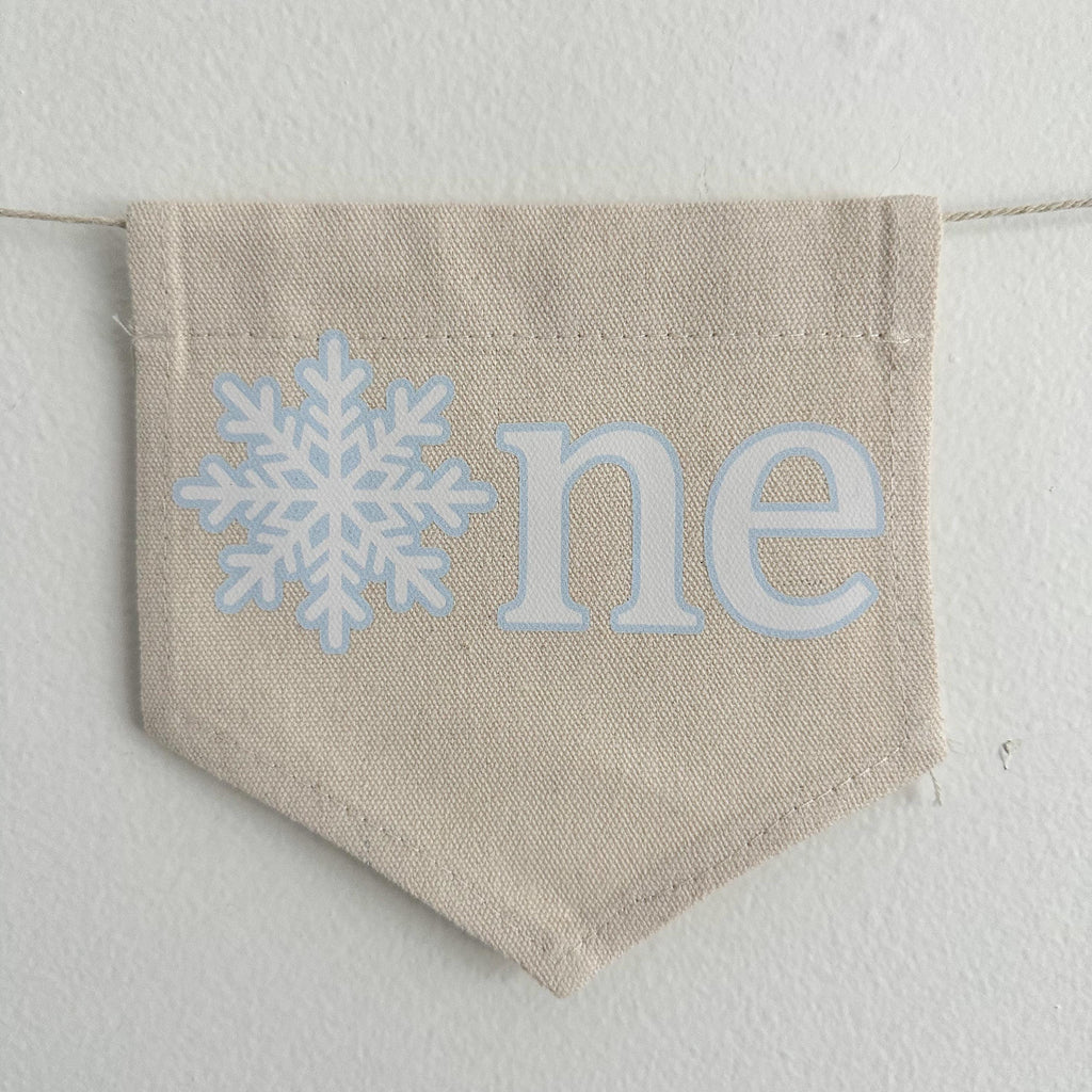 Winter ONEderland 1st Birthday Party Decorations, Winter Wonderland High Chair Banner, Snowflake First Birthday Sign