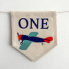 Airplane 1st Birthday Party Decorations | Aviation First Birthday High Chair Tassel Banner