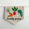 Locally Grown 1st Birthday Banner, Farmers Market High Chair Banner, Farm Fresh First Birthday